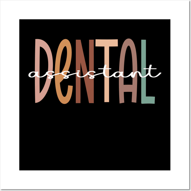 Dental Assistant Dental Hygienist Dentist Appreciation Wall Art by WildFoxFarmCo